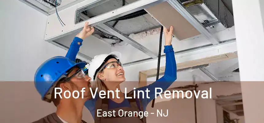 Roof Vent Lint Removal East Orange - NJ